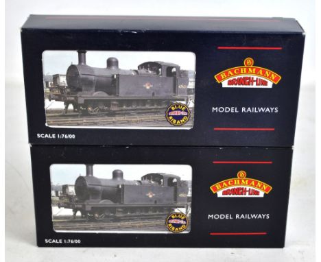 BACHMANN BRANCH-LINE; two 00 gauge steam locomotives, 32-225 3F Jinty 47410 BR black L/Crest and 32-226 3F Jinty 47354 BR bla