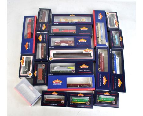 BACHMANN BRANCH-LINE; twenty items of 00 gauge rolling stock including 39-421 TPO sorting van with nets Royal Mail red, 38-24