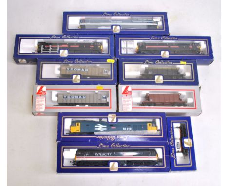 LIMA; five 00 gauge diesel locomotives including L205232 Class 50 010 Monarch, L205202 Class 47 841 Intercity and L204665 Cla