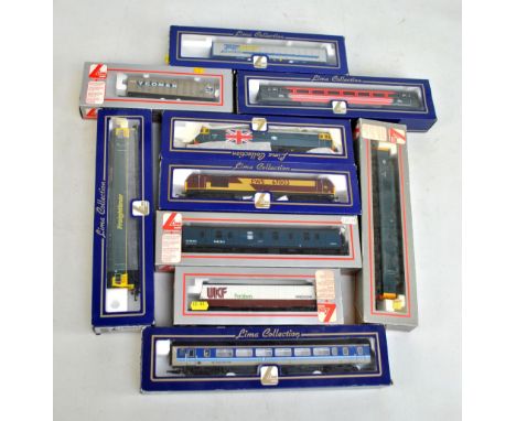 LIMA; five 00 gauge diesel locomotives including L204929 Class 67003 EWS, L205081 Class 47 163 'Union Jack', and L204676 Clas