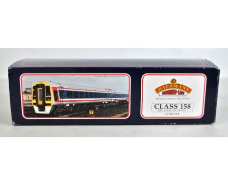 BACHMANN BRANCH-LINE; a 00 gauge 31-511 Class 158 Regional Railways three car DMU 'Express' set, boxed.  CONDITION REPORT: Bo