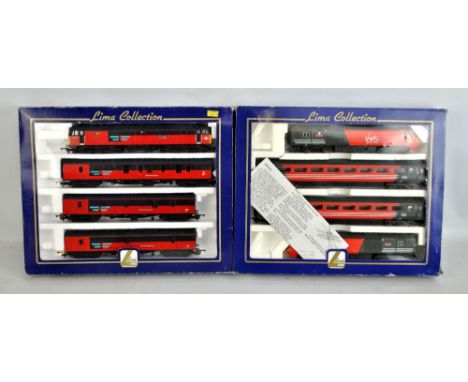 LIMA; two 00 gauge train packs, L149859 Virgin Cross Country and 149784A8 Res Publica, both boxed (2). CONDITION REPORT: Boxe