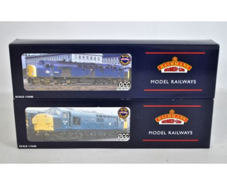 BACHMANN BRANCH-LINE; two 00 gauge diesel locomotives, 32-478 Class 40 D210 'Empress of Britain' indicator discs BR green and