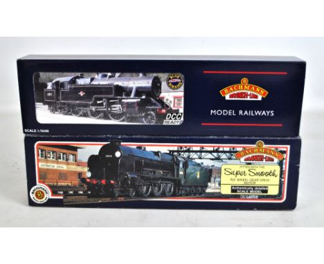 BACHMANN BRANCH-LINE; two 00 gauge steam locomotives, 31-404 Lord Nelson 855 'Robert Blake Maunsell' Class 4-6-0 green and 32
