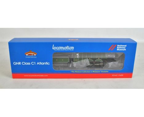BACHMANN BRANCH-LINE; a 00 gauge steam locomotive, 31-765 NRM GNR Atlantic Class C1 3251 LNER green (produced exclusively for