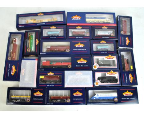 BACHMANN BRANCH-LINE; twenty items of 00 gauge rolling stock including 38-211 JJA MkII auto-ballaster non-generator unit (fla
