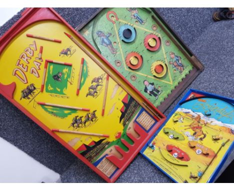 3 1930s-50s novelty bagatelle games