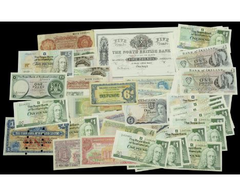A Useful Group of Mostly £1 Notes including, Union Bank of Scotland, remainder, £1, 1947, Royal Bank of Scotland, £1 (21), da