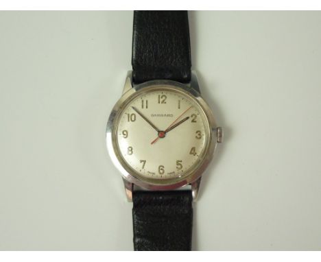 A 1960s stainless steel manual-wind wrist watch retailed by Garrard
