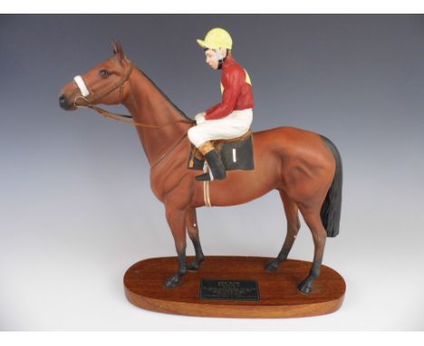 A Beswick Connoisseur Model Red Rum with Brian Fletcher up