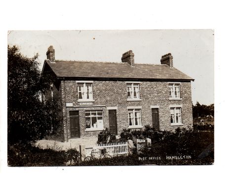 Yorks. Hambleton Post Office & grocers RP used 1905                                                                         
