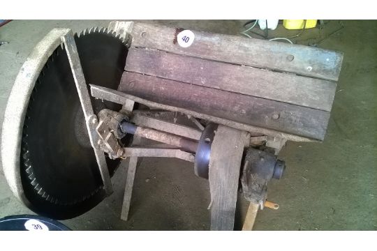 40 Ferguson Logging Saw Bench