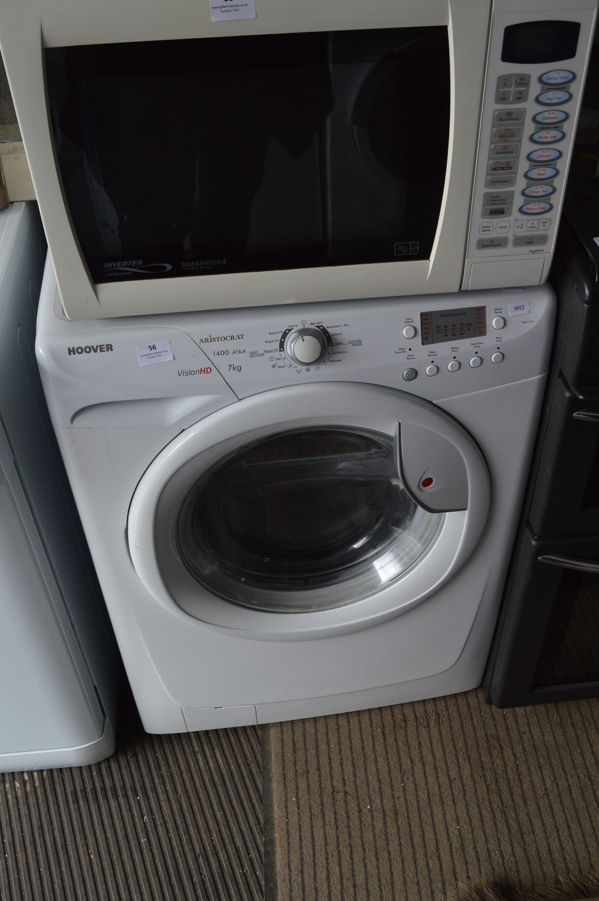 Hoover Vision Hd 1600 Aaa 7 Kg Hoover Vision HD 7kg Washing Machine