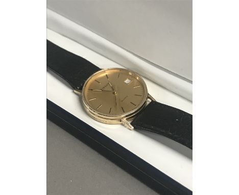 GENTLEMAN'S 9CT GOLD TISSOT WATCH