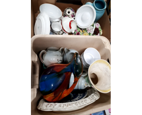 2 BOXES OF ASSORTED WARE INC ROYAL WORCESTER ETC