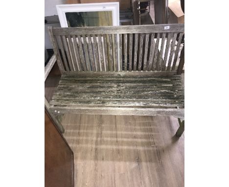 SLATTED GARDEN BENCH