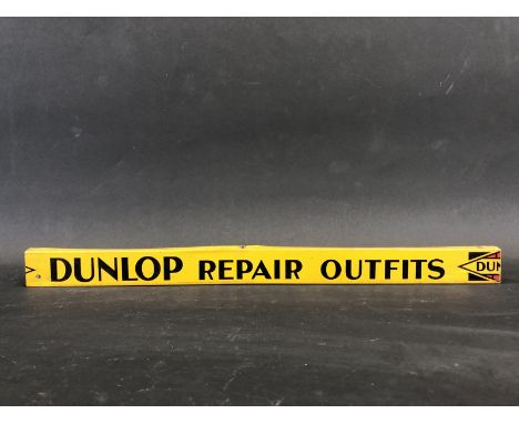 A Dunlop Repair Outfits shelf strip, one end reduced slightly. 