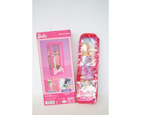 Barbie display light & Barbie doll
