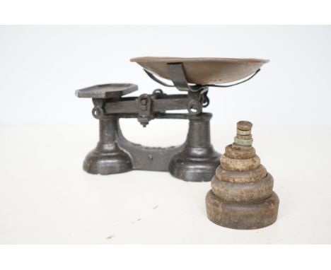 Vintage scales & weights 