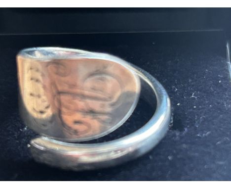 Gents silver ring 
