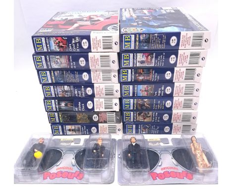 Master Box (Ukraine) a boxed group of 1:24 scale plastic figure kits/sets to include MB24066 (The Heist Series) "Caught In Th