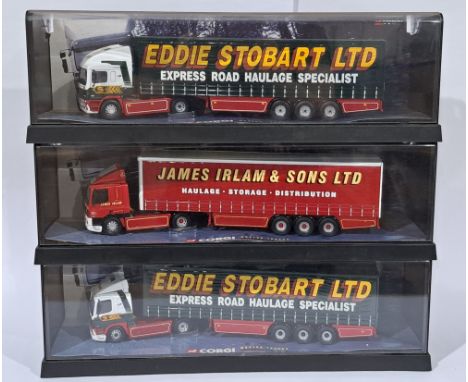 Corgi a boxed 1/50 scale "Modern Trucks A New Era of Road Transport" group to include #75401 Leyland DAF Curtainside "James I