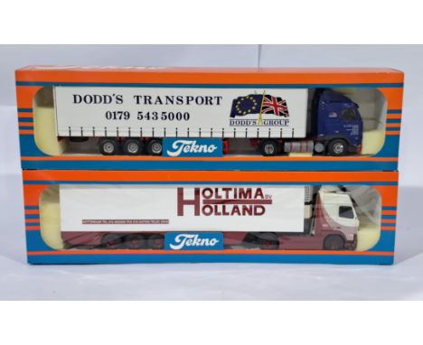 Tekno a pair of 1/50 scale trucks to include No. 76 and other. Conditions generally appear Near Mint in generally Good boxes.