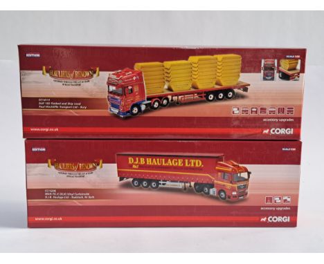 Corgi &ldquo;Hauliers of Renown&rdquo; a boxed 1/50 scale pair to include, CC15206 and CC14111.&nbsp;Conditions generally app