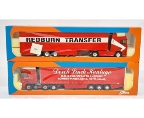 Tekno a pair of 1/50 scale trucks to include No. 88 and 108. Conditions generally appear Near Mint in generally Good boxes. S