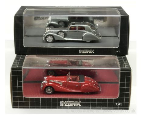 Matrix (1/43rd scale) MX40408 Delahaye Grand Sport 1939 Roadster - red including interior with black tonneau, chrome trim and