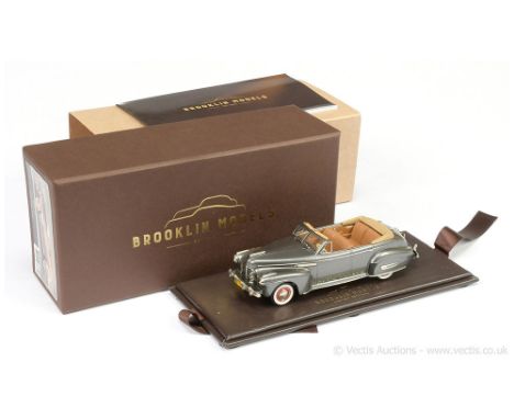 Brooklin Models BML21 Buick M-71C Roadmaster Convertible Phaeton - finished in pearl grey poly - chrome trim - Mint including