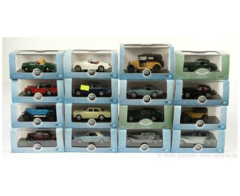 Oxford Diecast (1/43rd scale) a group to include Aston Martin DB2; Volvo Amazon; Daimler SP250; Ford Cortina Mark II plus oth