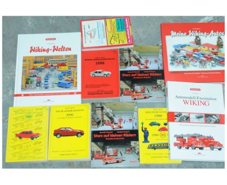 Wiking plus others a group of soft and hardback Reference Books mainly relating to (1/87th scale) - all are German language i