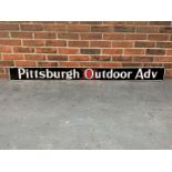 Pittsburgh Outdoor ADV Metal Sign