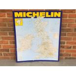 Tin Michelin Map Sign