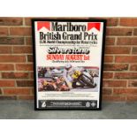 Marlboro Motorcycles British GP Poster