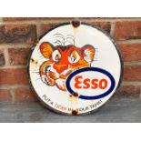 Esso “Put A Tiger In Your Tank” Small Enamel Sign