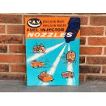 CAV Fuel Injectors Nozzles Sign On Cardboard