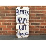 Players Navy Cut Tobacco Enamel Sign