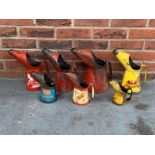 Seven Vintage Oil Pourers