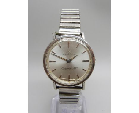 A gentleman's Eterna-Matic Centenaire 61 wristwatch, second hand loose 