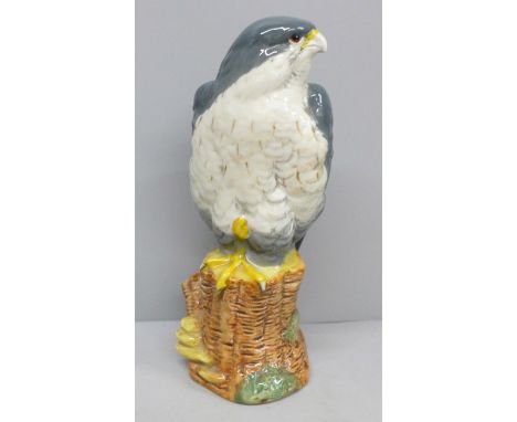 A Whyte and Mackay Peregrine Falcon Scotch Whisky decanter, sealed with contents 