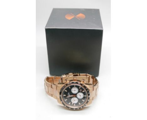 A gentleman's Rotary chronograph wristwatch, boxed 