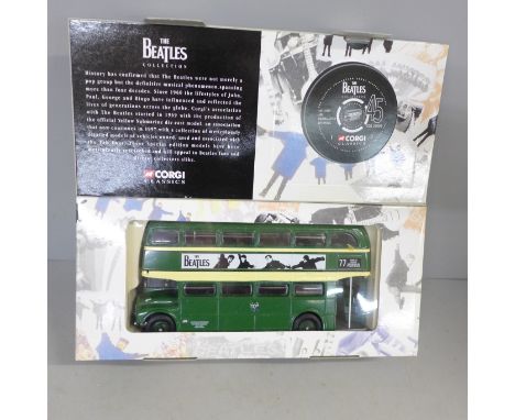 The Beatles Collection Corgi Classics AEC Routemaster Liverpool Corporation model bus, boxed 