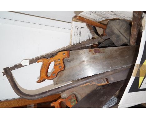 Box of vintage tools