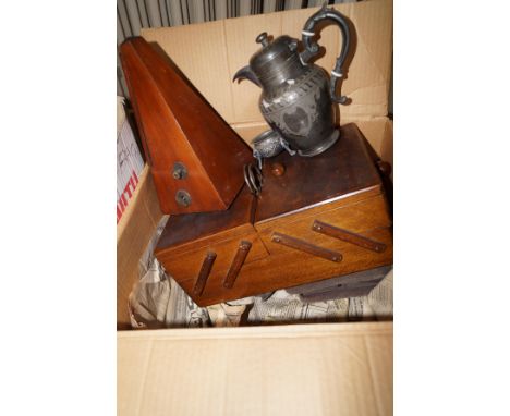 Box to include a sewing box and a metronome 