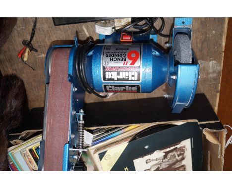 Clarke metal worker bench grinder