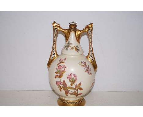 Royal Worcester twin handled vase for restoration 