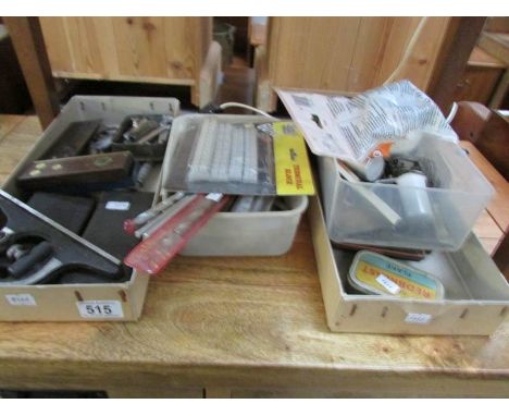 A mixed lot of tools etc