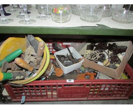 A large box of assorted tools
